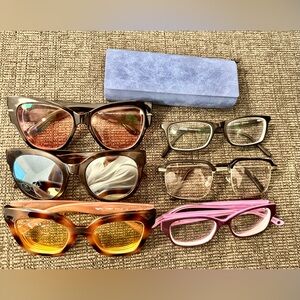 Elegant Women's Sunglasses Collection - Black, Brown, Pink